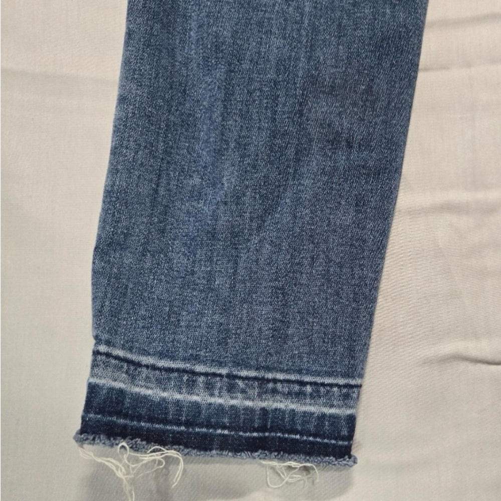 Tommy Bahama Pendleton Skinny Ankle Denim Jeans Womens 28x28 Patch Floral RawHem - Picture 8 of 12